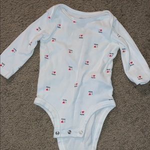Long sleeve onesie